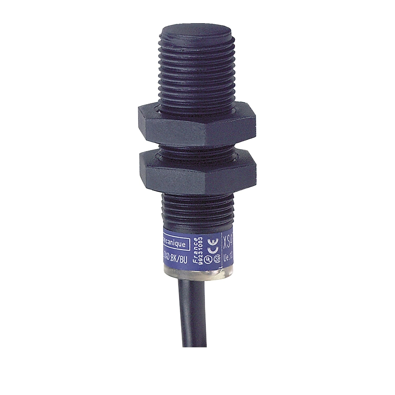 Inductive proximity sensors XS, inductive sensor XS4 M12, L35mm, PPS, Sn4mm, 12...24 VDC, cable 5 m