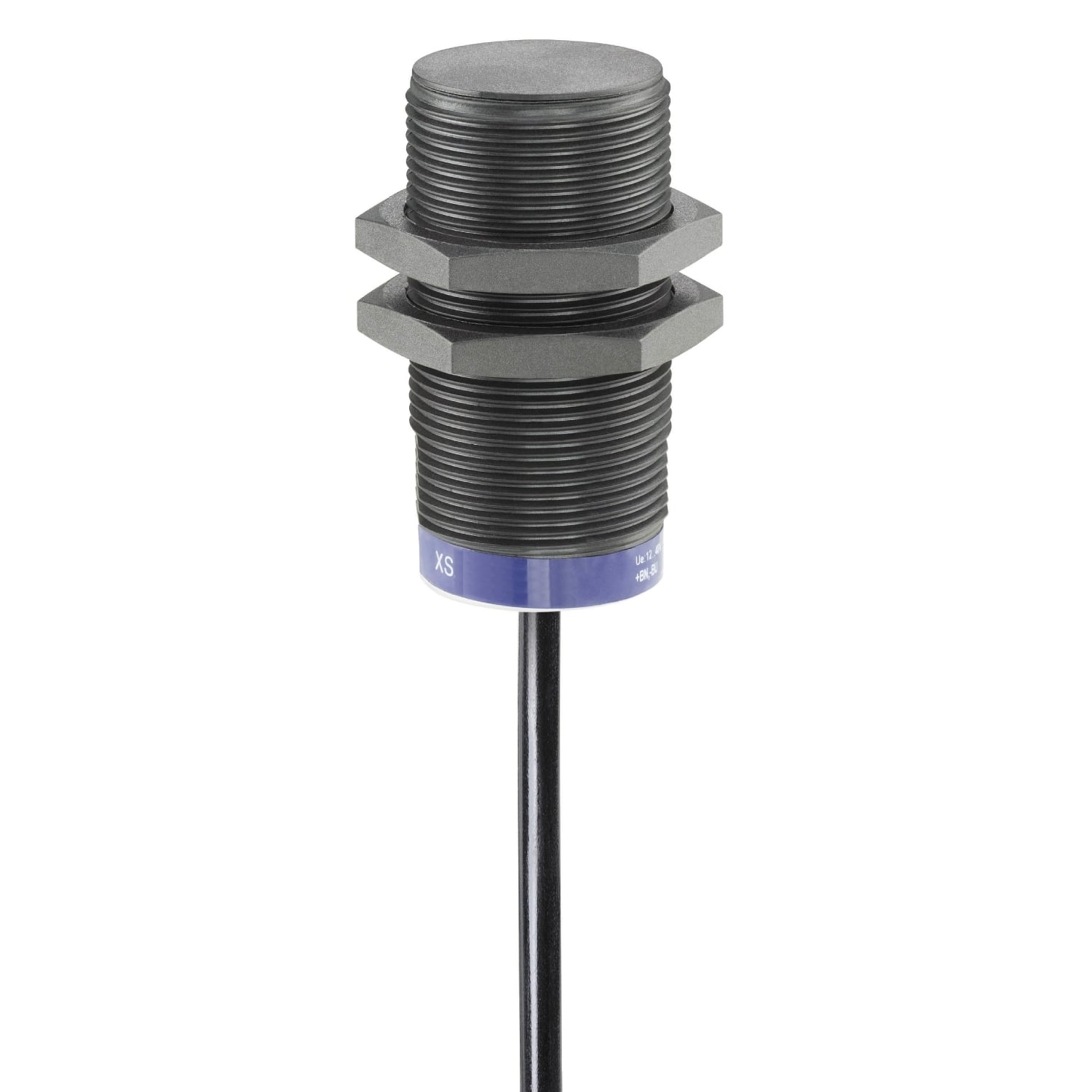 Inductive proximity sensors XS, inductive sensor XS4 M18, L41mm, PBT, Sn8mm, 24...48 VDC, cable 2 m