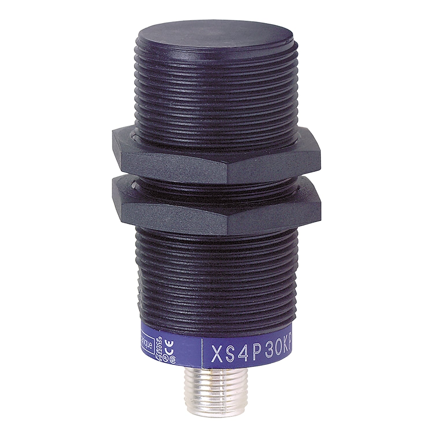 Inductive proximity sensors XS, inductive sensor XS4 M30, L70mm, PPS, Sn15mm, 24...240VAC/DC, 1/2"