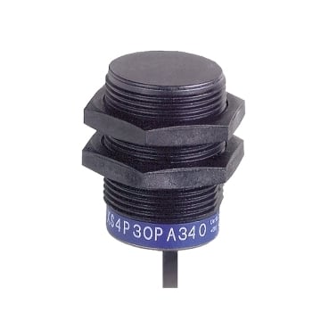 Inductive proximity sensors XS, inductive sensor XS4 M30, L43mm, PPS, Sn15mm, 12...24 VDC, cable 2 m