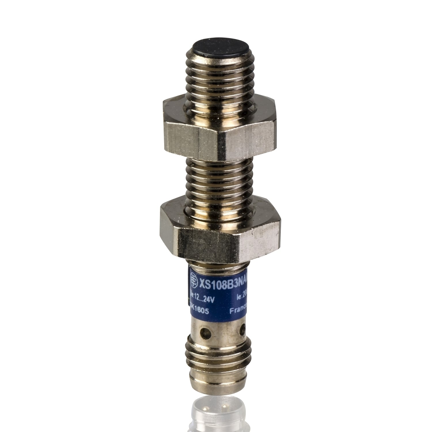 Inductive proximity sensors XS, inductive sensor XS5 M8, L42mm, stainless, Sn1.5 mm, 12...24 VDC, M8