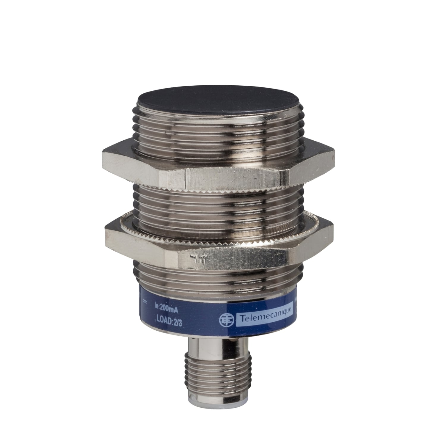 Inductive proximity sensors XS, inductive sensor XS5 M30, L55mm, brass, Sn10mm, 12...24 VDC, M12