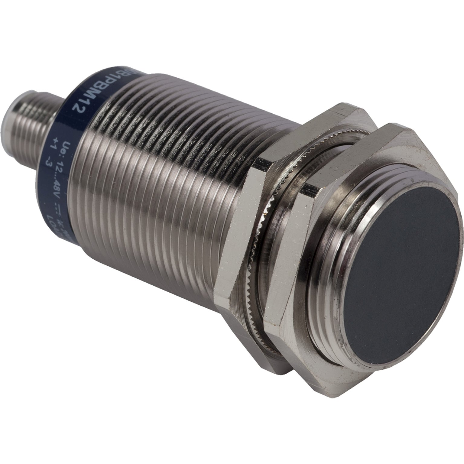 Inductive proximity sensors XS, inductive sensor XS6 M30, L73mm, brass, Sn15mm, 24...240VAC/DC, 1/2"