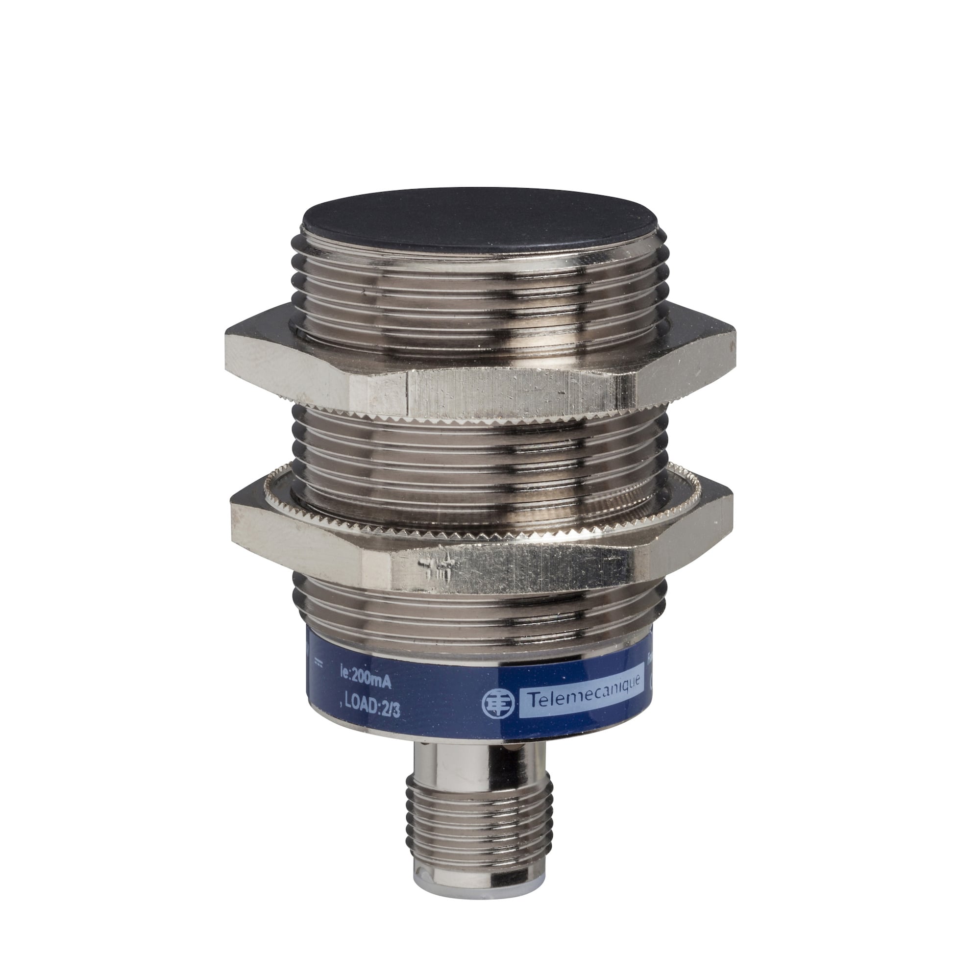 Inductive proximity sensors XS, inductive sensor XS6 M30, L73mm, brass, Sn15mm, 24...240VAC/DC, 1/2"