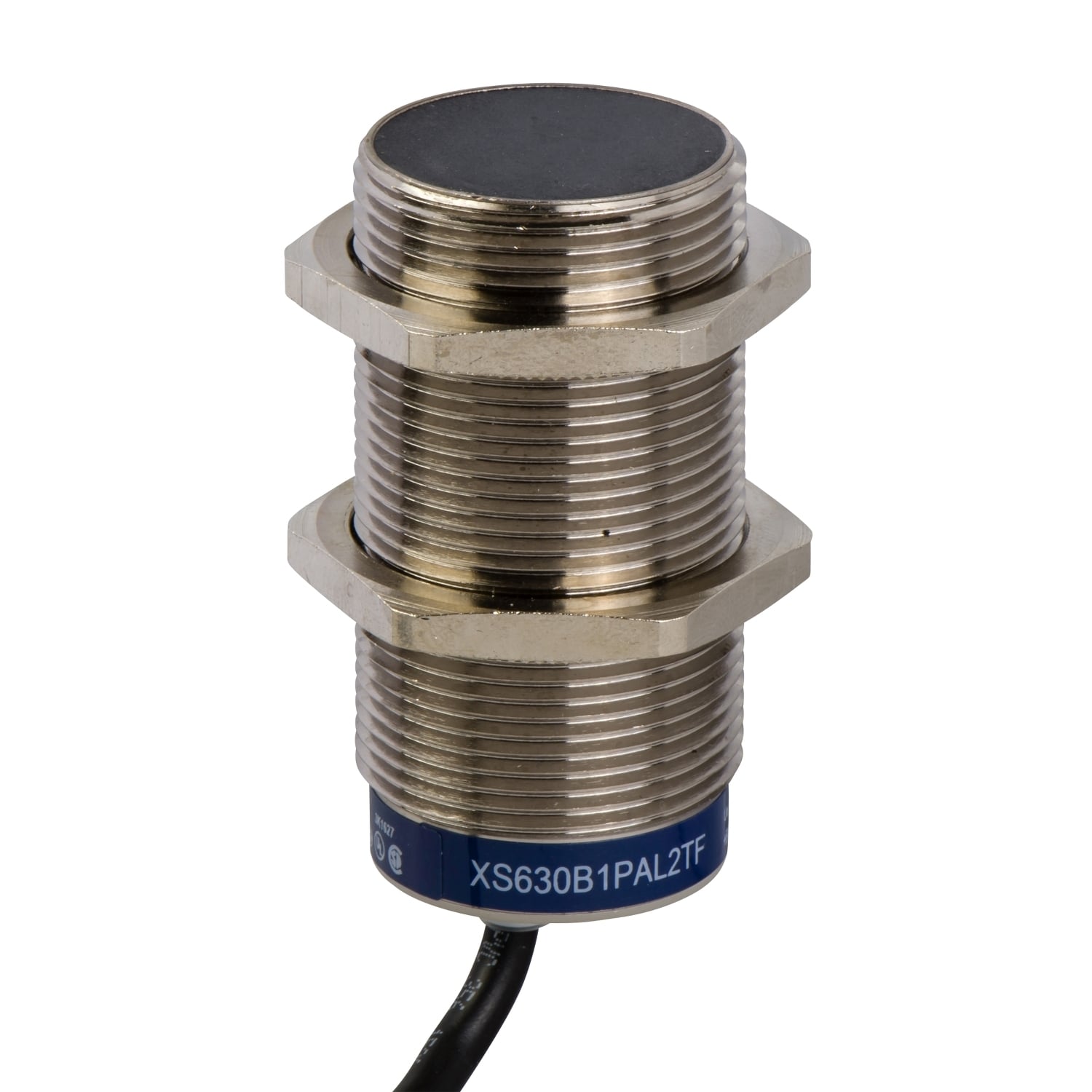 Inductive proximity sensors XS, inductive sensor XS6 M30, L62mm, brass, Sn15mm, 12...48 VDC, cable 2 m