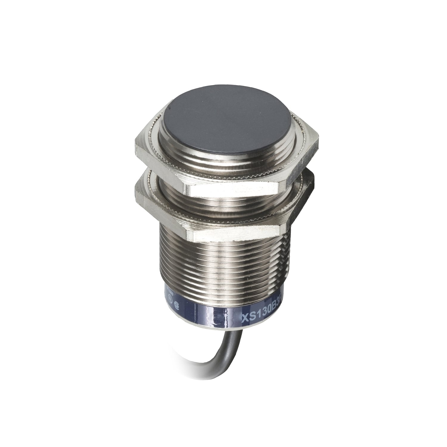 Inductive proximity sensors XS, inductive sensor XS6 M30, L62mm, brass, Sn15mm, 12...48 VDC, cable 2 m