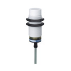 Telemecanique Capacitive proximity sensors XT, cylindrical M30, plastic, Sn 15 mm, cable 2 m