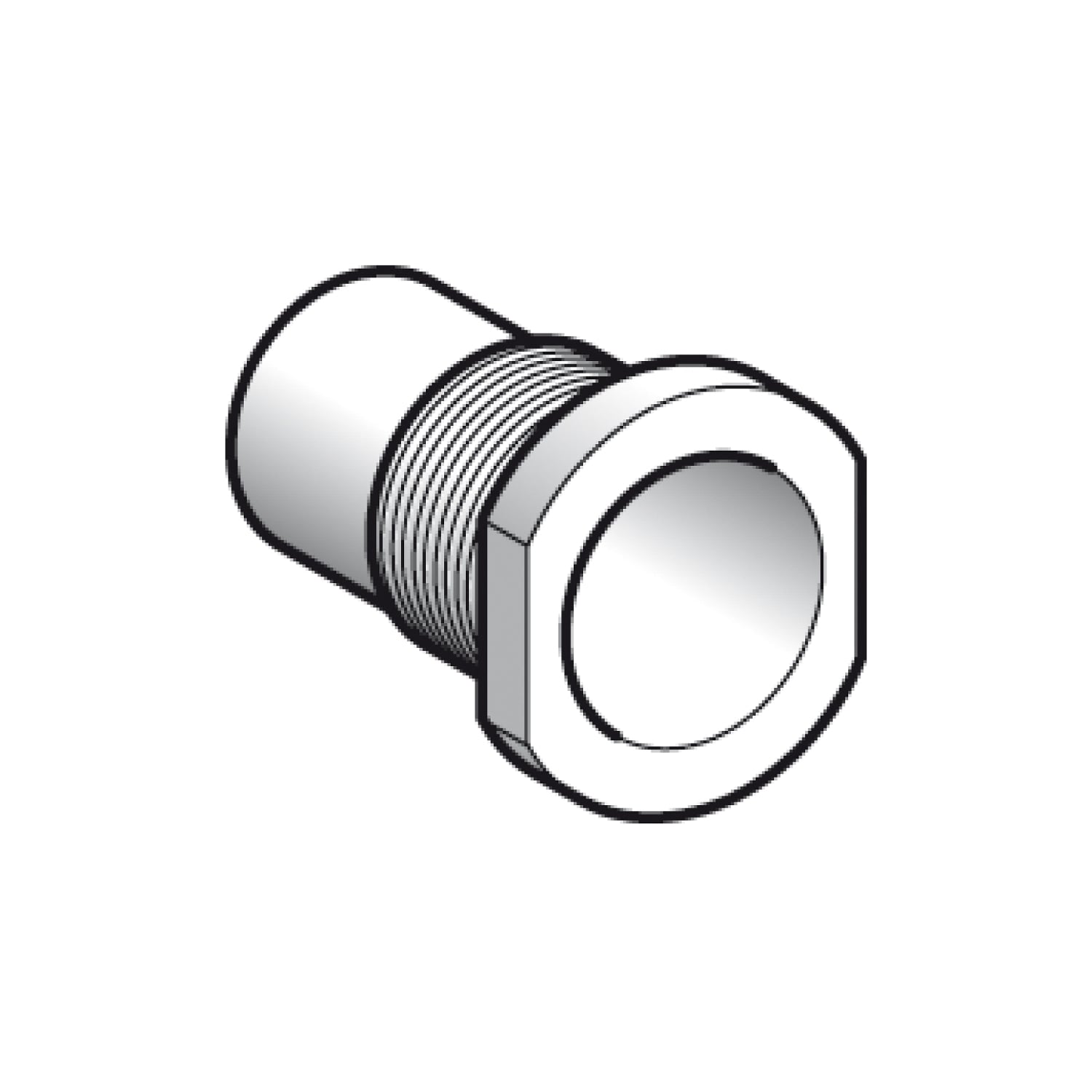 Accessory for sensor, thread adaptor for convert M30to 1''1/2 12 UNF