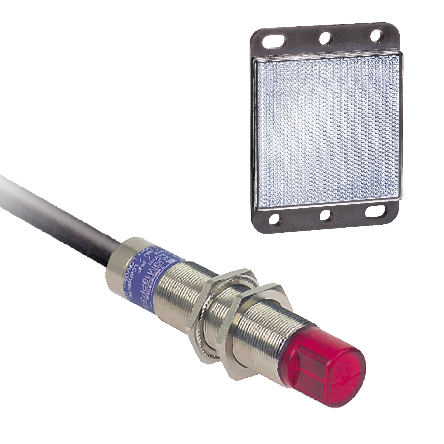 Photoelectric sensors XU, XU9, polarised, 90, Sn 2 m, 24...240VAC/DC, cable 2 m