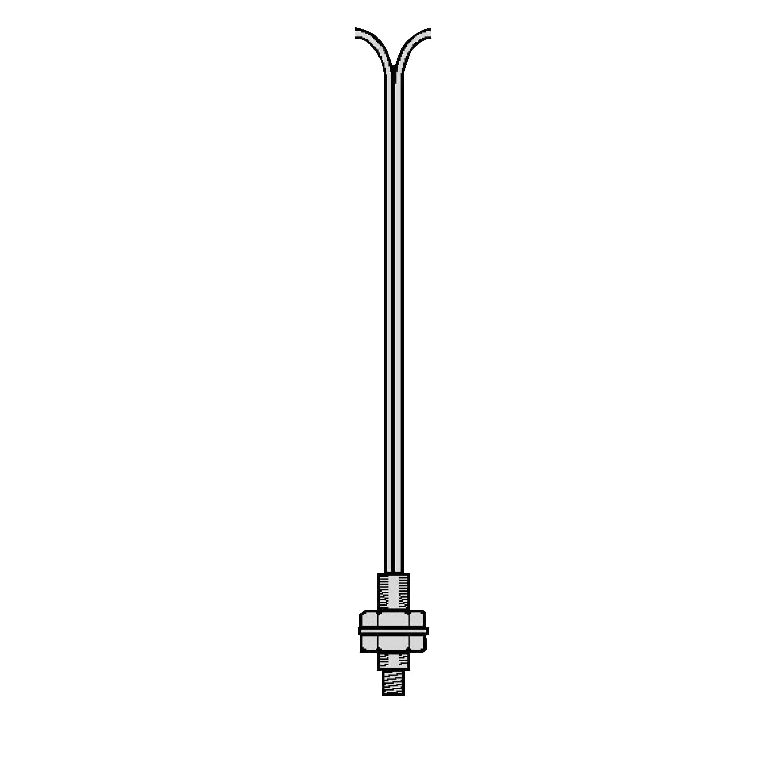 Photoelectric sensors XU, plastic fibre optic for sensor, diffuse, positioning, standard, 2 m, Sn15mm