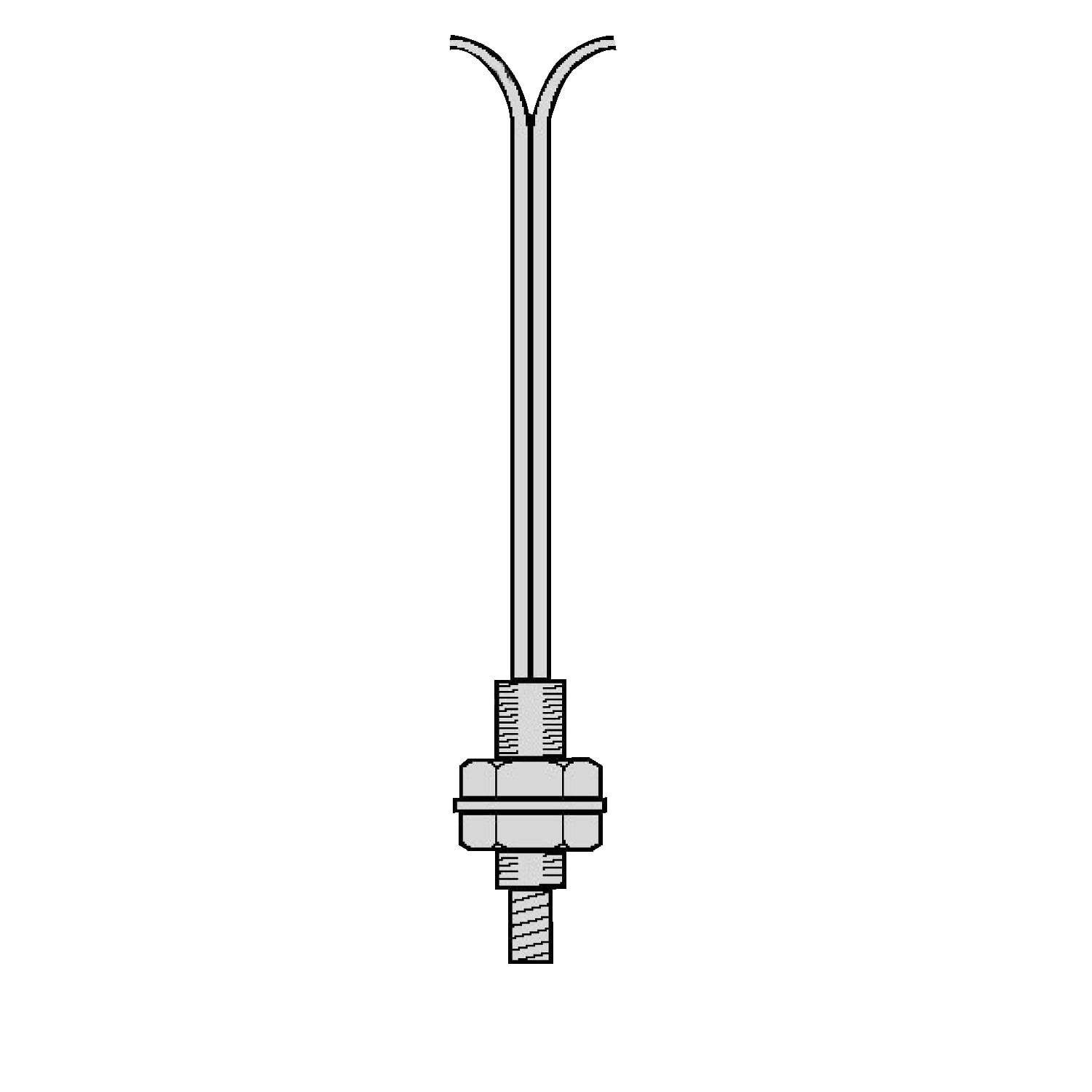 Photoelectric sensors XU, plastic fibre optic for sensor, diffuse, positioning, standard, 2 m, Sn60mm