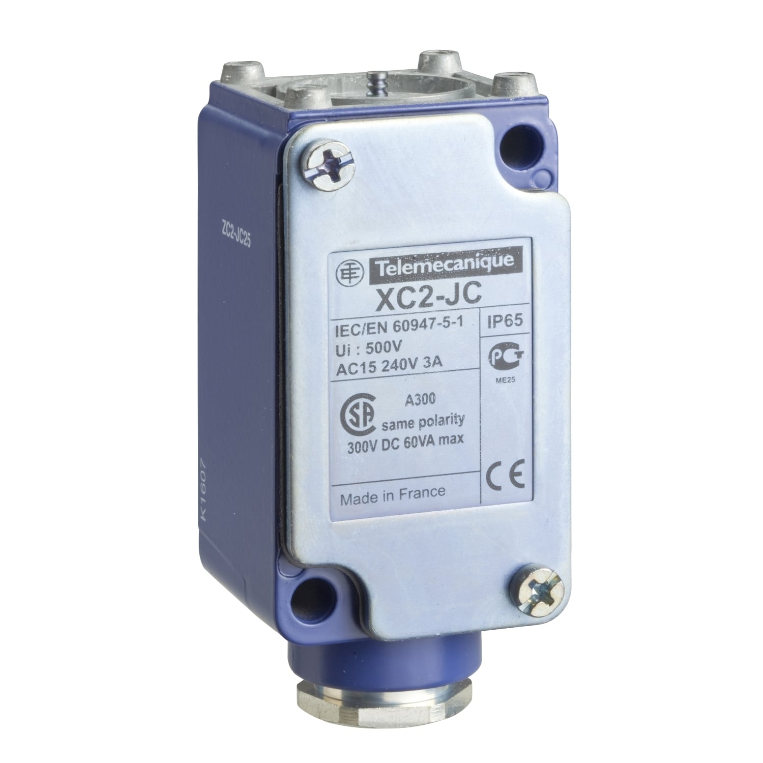 Limit switch body, Limit switches XC Standard, ZC2J, fixed, without display, 1C/O