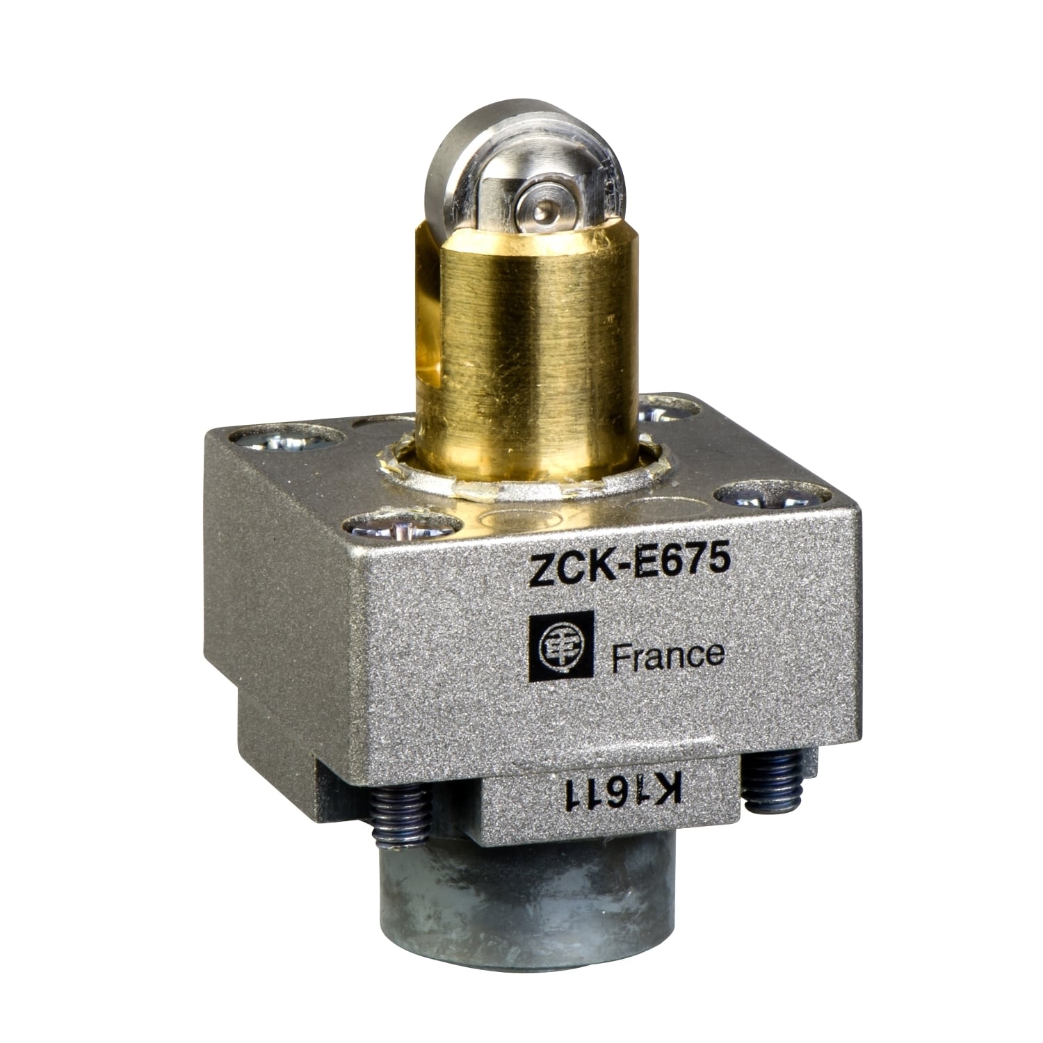 Limit switch head, Limit switches XC Standard, ZCKE, steel roller plunger reinforced, +120 C