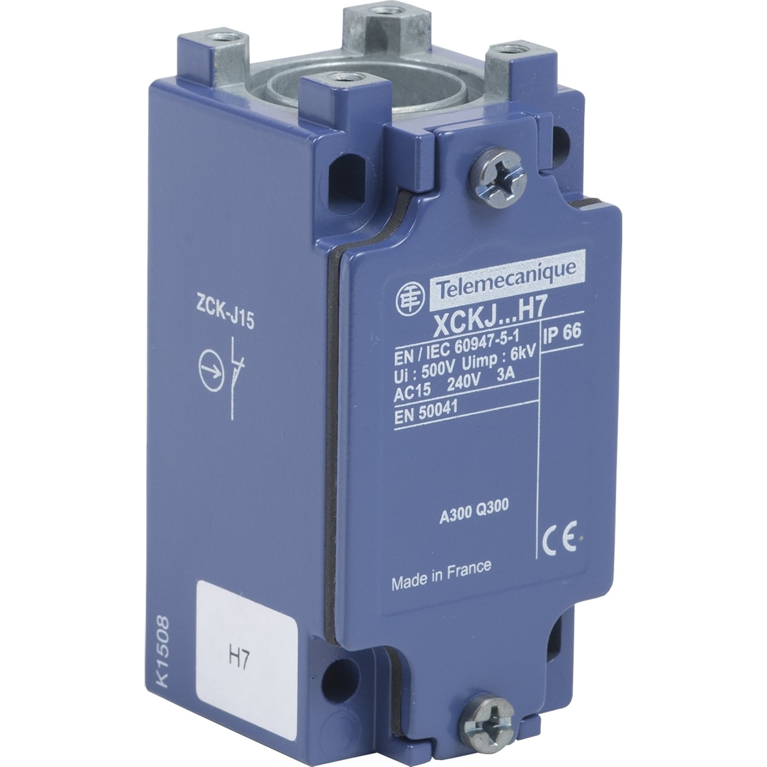 Limit switch body, Limit switches XC Standard, 300 V AC, 10 A, XCK