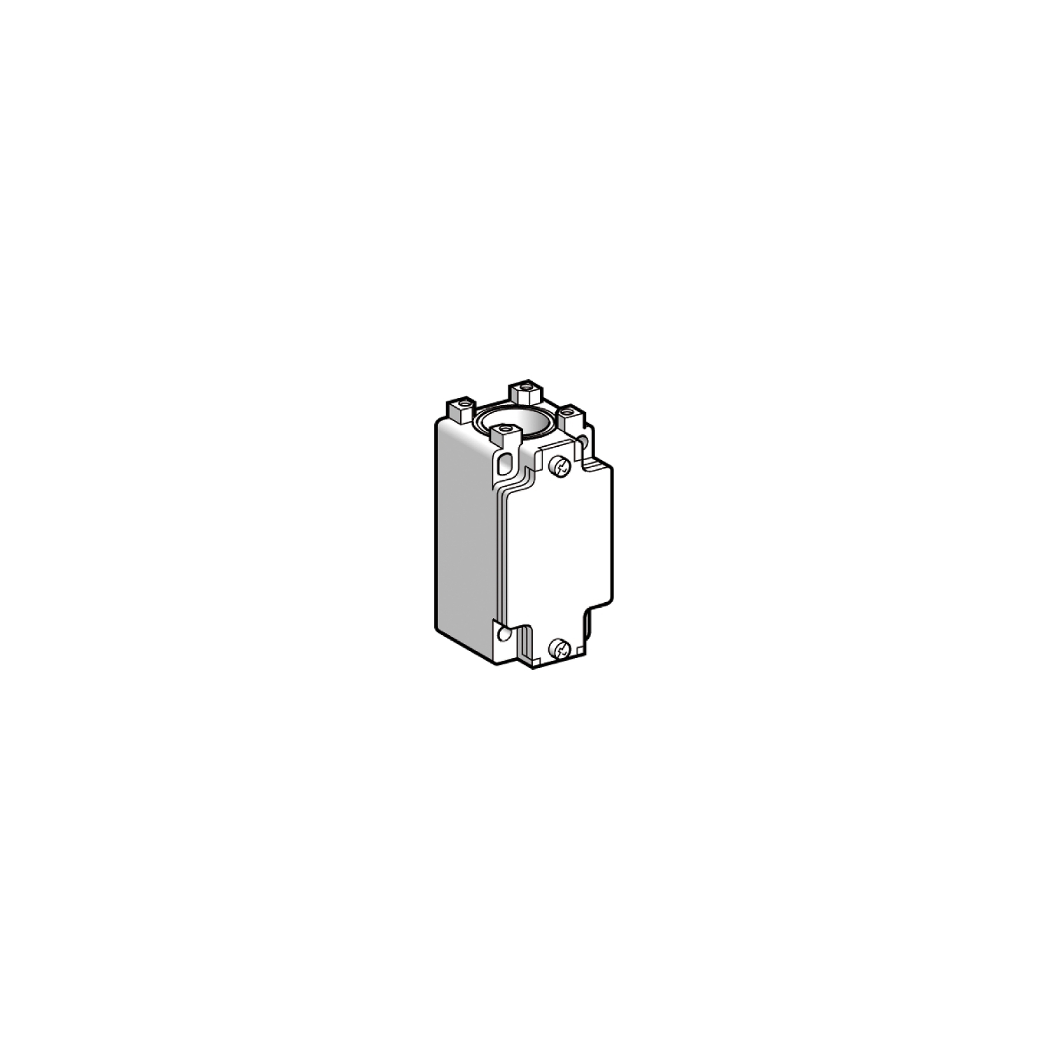 Limit switch body, Limit switches XC Standard, ZCKJ, fixed, w/o display, 2C/O, snap action, Pg13