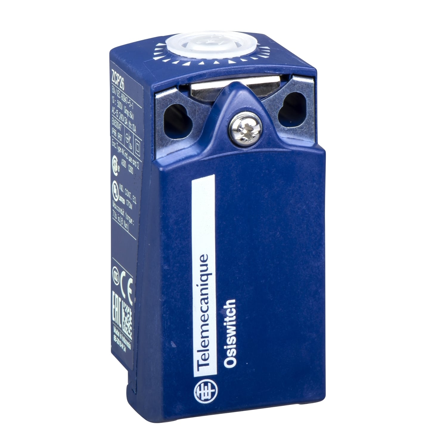 Limit switch body, Limit switches XC Standard, ZCP, compact, 1NC+1 NO, slow break