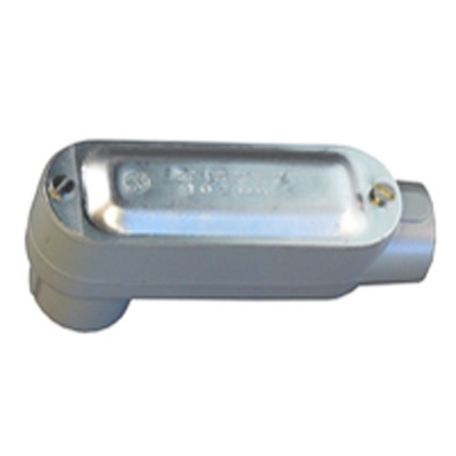 Type LB Conduit Body with Cover & Gasket, 3/4 inch, Pressure Cast Aluminum, Epoxy Powder Coated