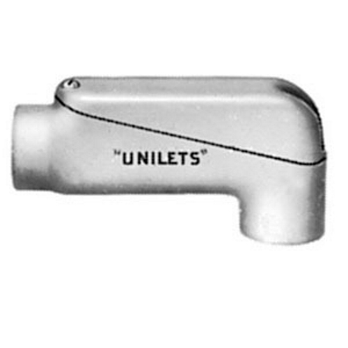Type LBD Mogul Conduit Body, 3/4 inch, Malleable Iron, Triple-Coat (Zinc Electroplate/Chromate/Epoxy Powder Coat)