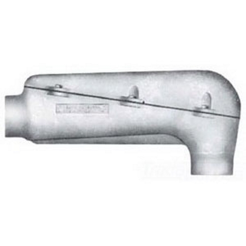 Type LBDN Mogul Conduit Body with Cover & Gasket, 2-1/2 inch, Malleable Iron, Triple-Coat (Zinc Electroplate/Chromate/Epoxy Powder Coat)