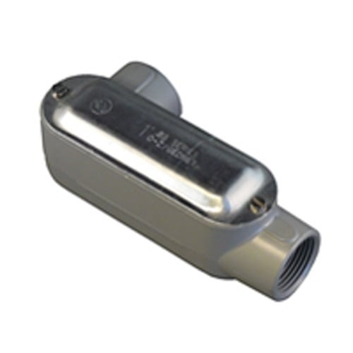 Type LL Conduit Body with Cover & Gasket, 2 inch, Pressure Cast Aluminum, Epoxy Powder Coated