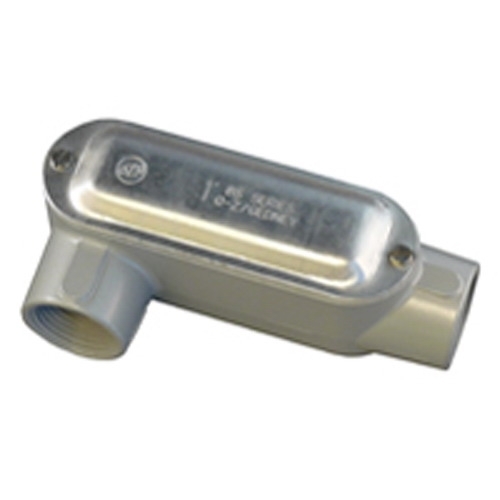 Type LR Conduit Body Cover with Gasket, 1-1/2 inch, Die-Cast Aluminum, Epoxy Powder Coated