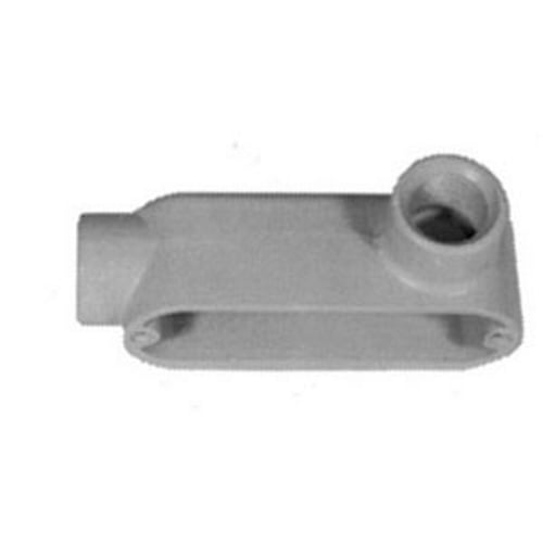 Type LR Conduit Body, 2-1/2 inch, Aluminum, Epoxy Powder Coated