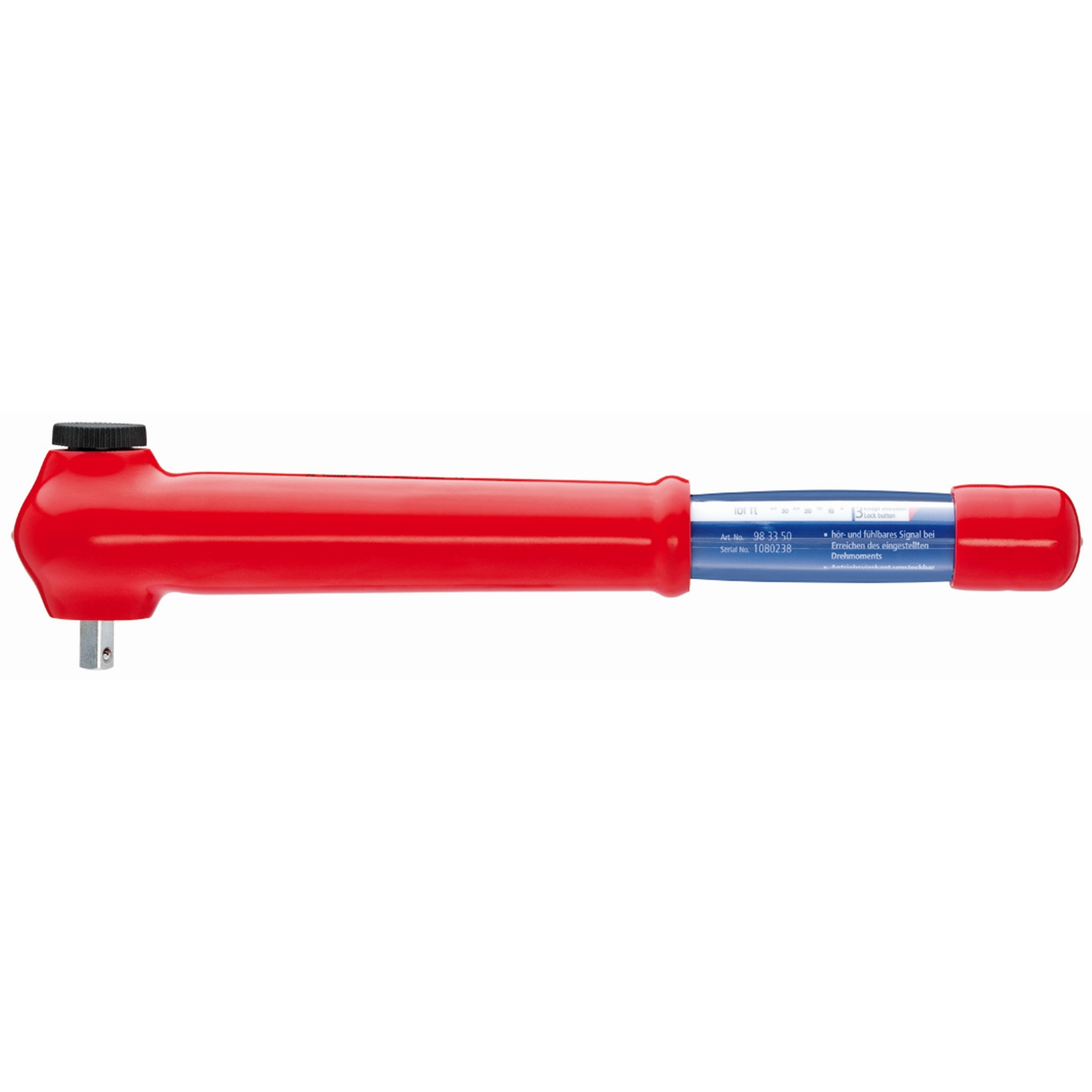 Reversible Torque Wrench, 3/8 in. Drive-1000V Insulated, 15 in.