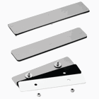 Blank Adapter Plates, Mild Steel, fits A21,A28,A34, Gray, Steel
