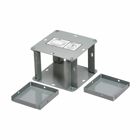 wireway cross fitting, Lay-in, Wireway cross fitting, NEMA 1 rated, Steel, ANSI 61 gray painted finish, 6" X 6"