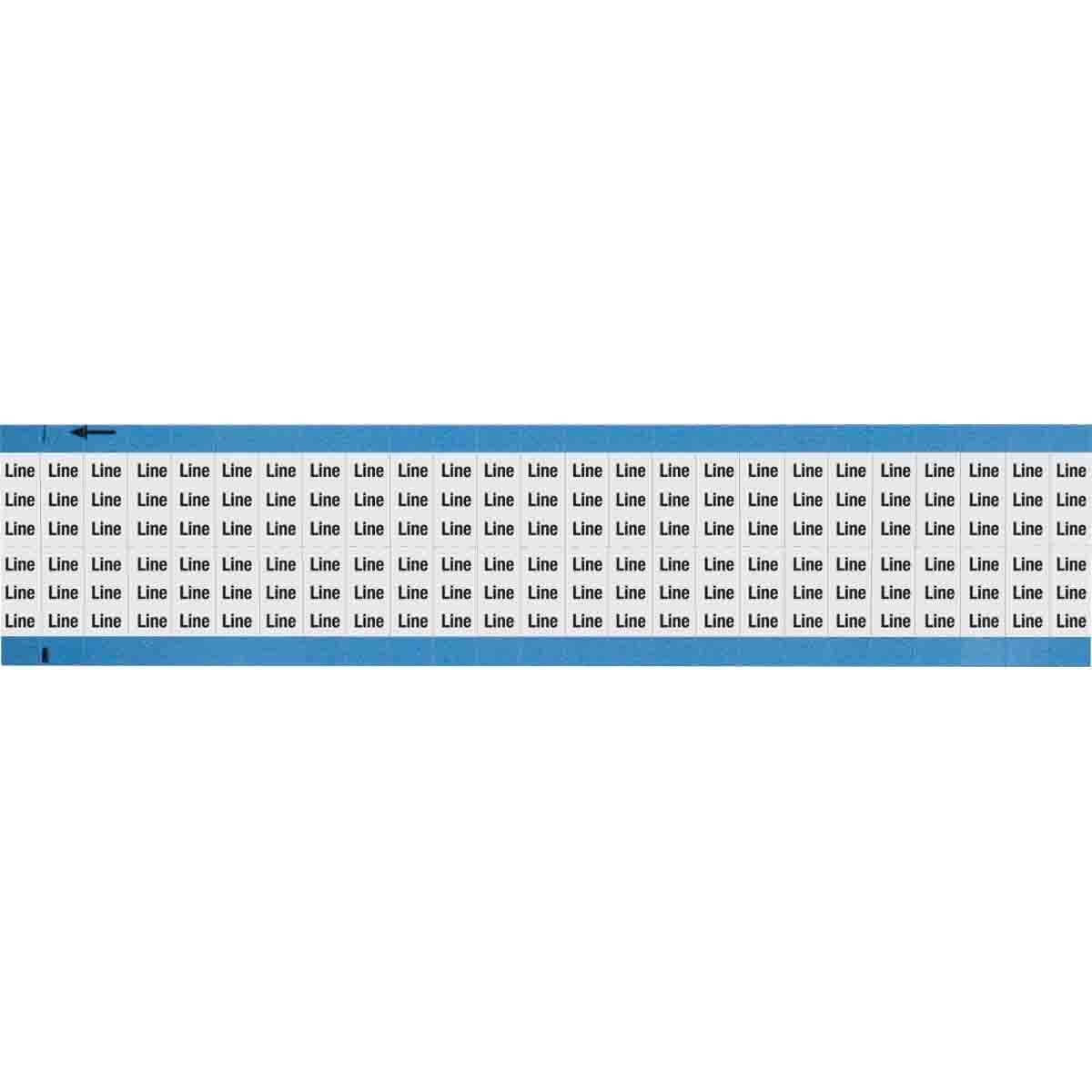 Wire Marker 0.75in H x 0.36in W, LINE