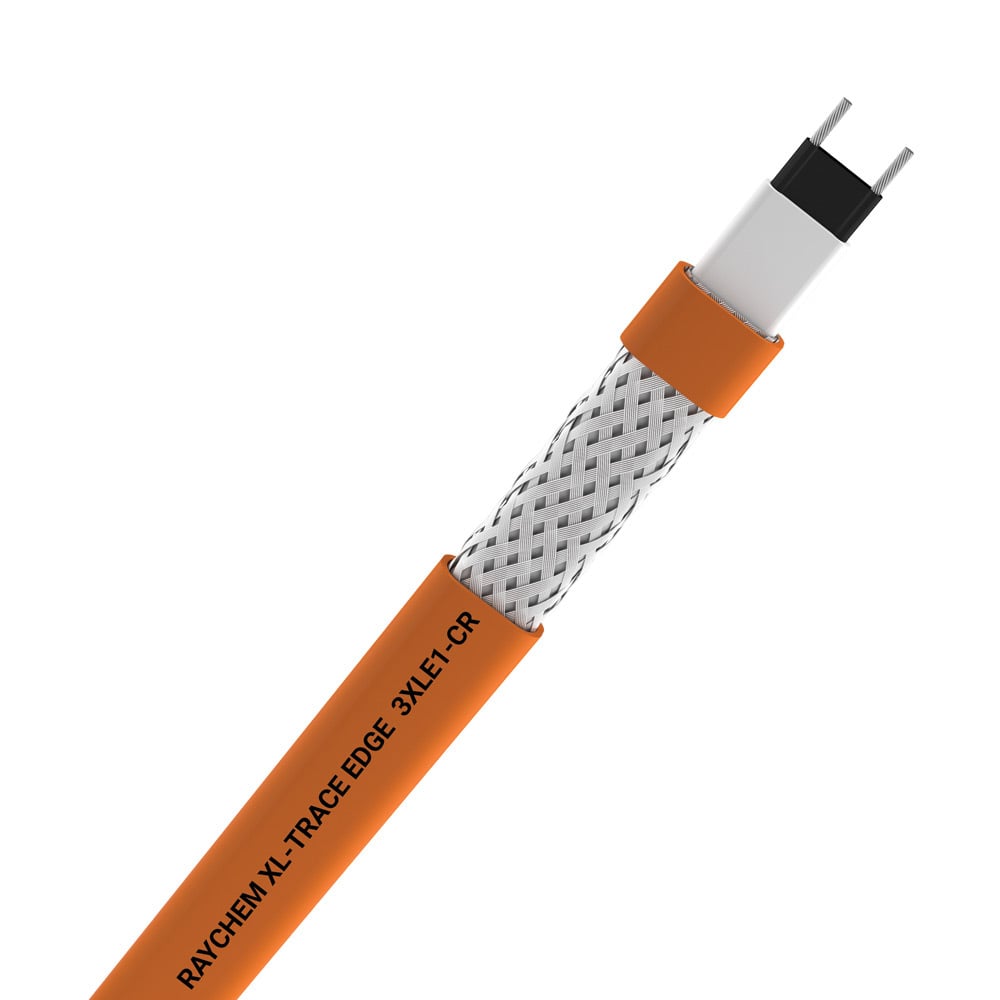 XL-Trace Edge Self-Regulating Heating Cable, 120 V, modified polyolefin jacket, 3W/ft