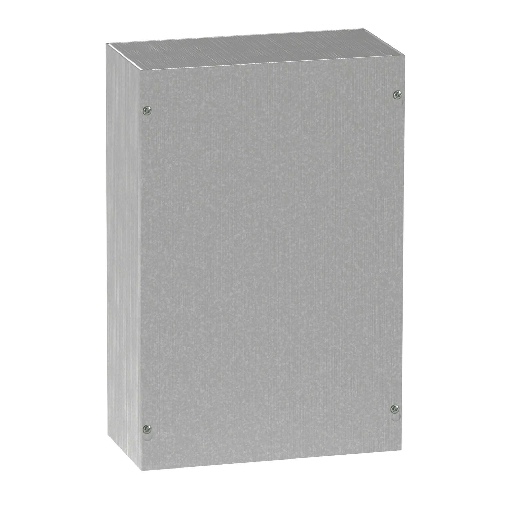 Screw-Cover Enclosure Type 1 no Knockouts, 10x8x6, Galvanized, Steel