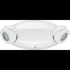 ELM4L Quantum LED Emergency Light, Thermoplastic, White, Adjustable Optics, 640 LM