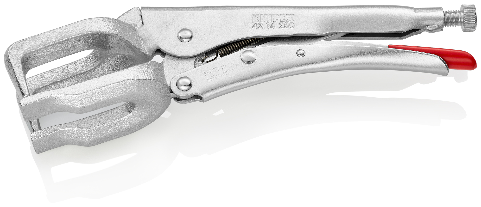 Welding Grip Pliers, 11 in., Bare Handles, 2 19/32 in. Max. Opening