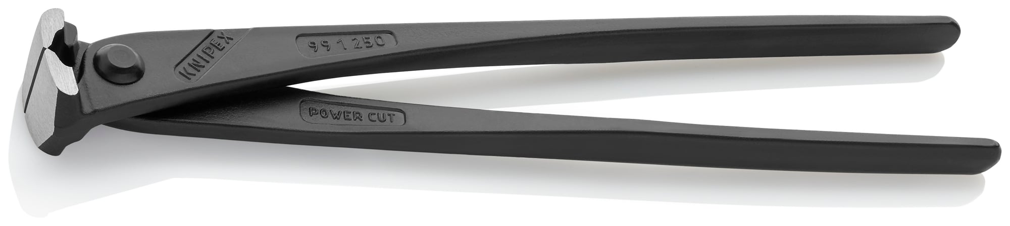High Leverage Concreters' Nippers, 10 in., Bare handles, Polished