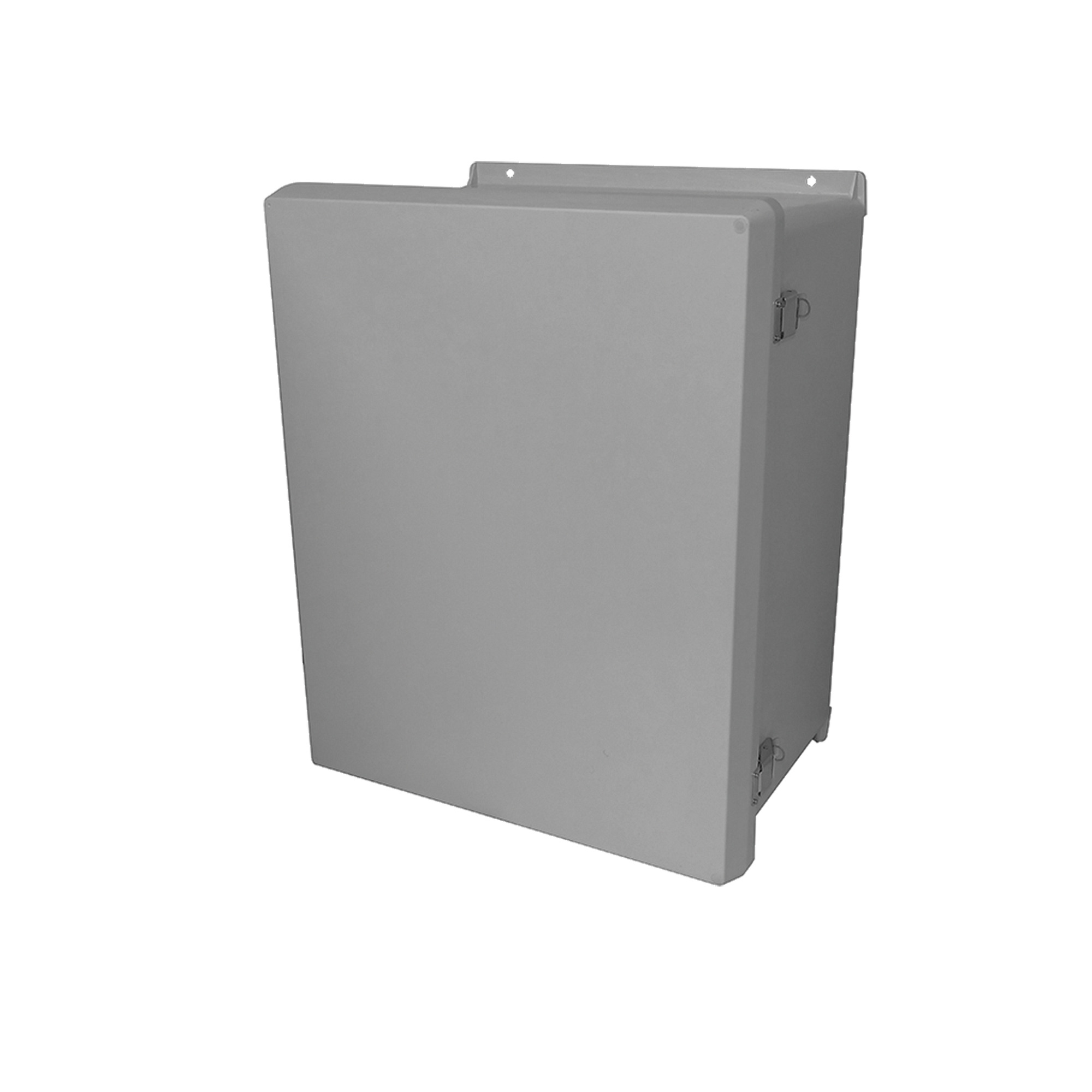 VJ Flat Opaque Cover Type 4X, 15.32x13.32x6.6, Lt Gray, FRP, HWPL