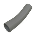 3-1/2 in x 30 deg PVC Schedule 40 Elbow, Standard Bend Radius, Plain End