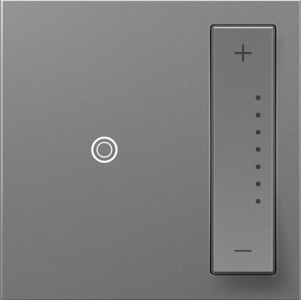 700W Tap Dimmer Single Pole 3-Speed Incandescent/Halogen/CFL/LED/MLV/ELV, Magnesium