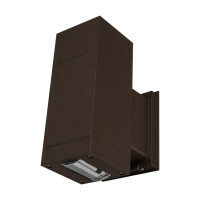 Dorado 36W LED Outdoor Wall Mount Cylinder with Up/Down Fan Distribution, 5000K, Bronze