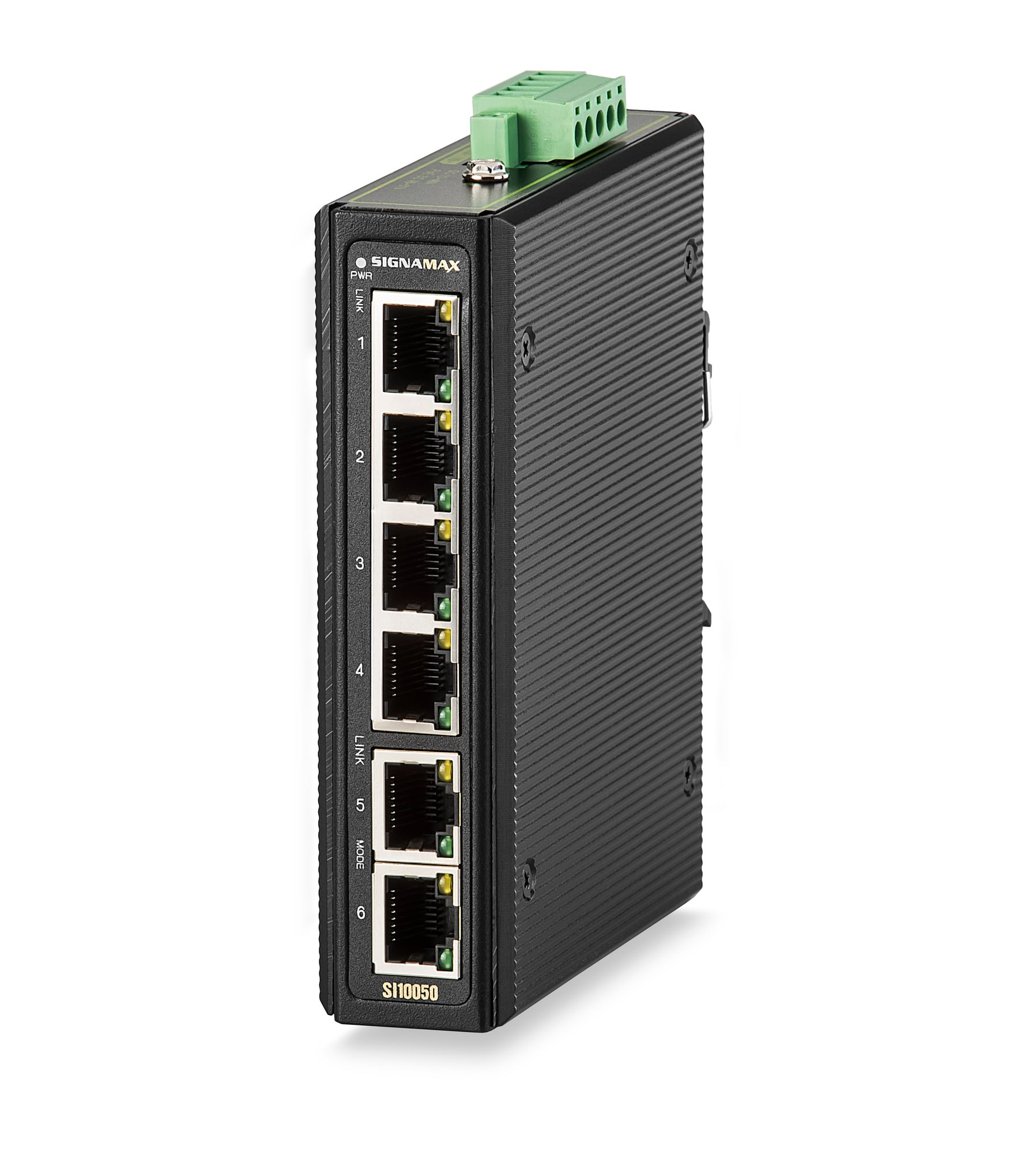 I-100 4 Port Industrial Fast Ethernet PoE+ Switch with 2 Fast Ethernet Ports