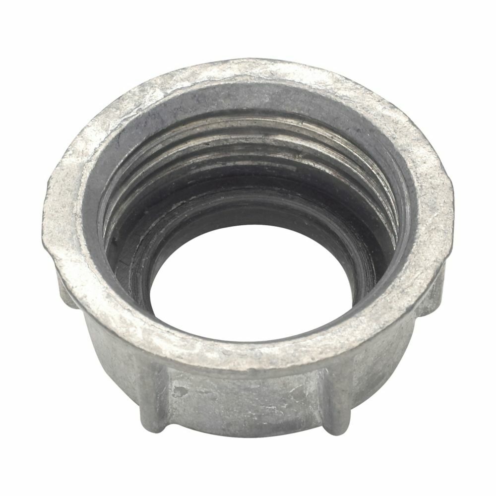 Eaton Crouse-Hinds series throat bushing, Rigid/IMC, Non-insulated, Zinc die cast, Threaded, 2-1/2"