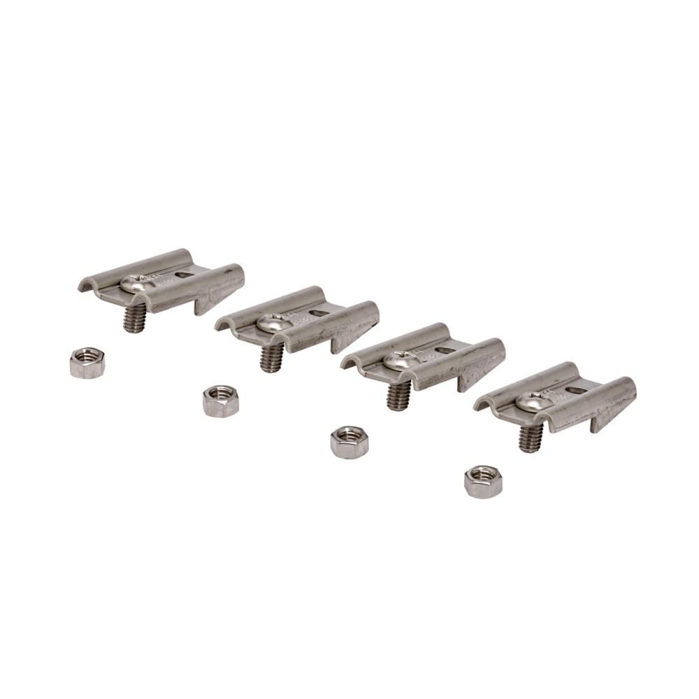 Eaton B-Line series other enclosure accessories, Type 4, Zinc plated, Type 316 stainless steel, Mounting foot kits, Premier series accessories