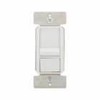 Eaton fan speed controller, No neutral required, #14 -12 AWG, Flush, 120 Vac, Back and side, Maintained, White, 60 Hz, Fan, Single-pole, Three-way, Single-phase, Polycarbonate, 1.5A 663321