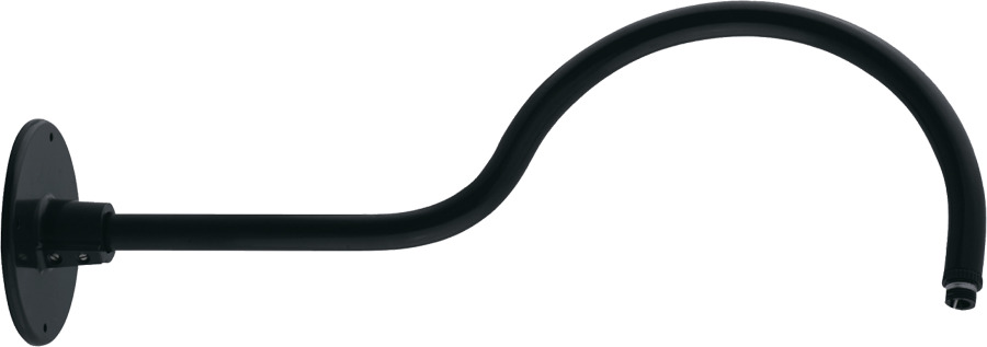 Wall Packs Gooseneck Style1 24 Inches From Wall 1/2 Inch Nps Thread Bronze