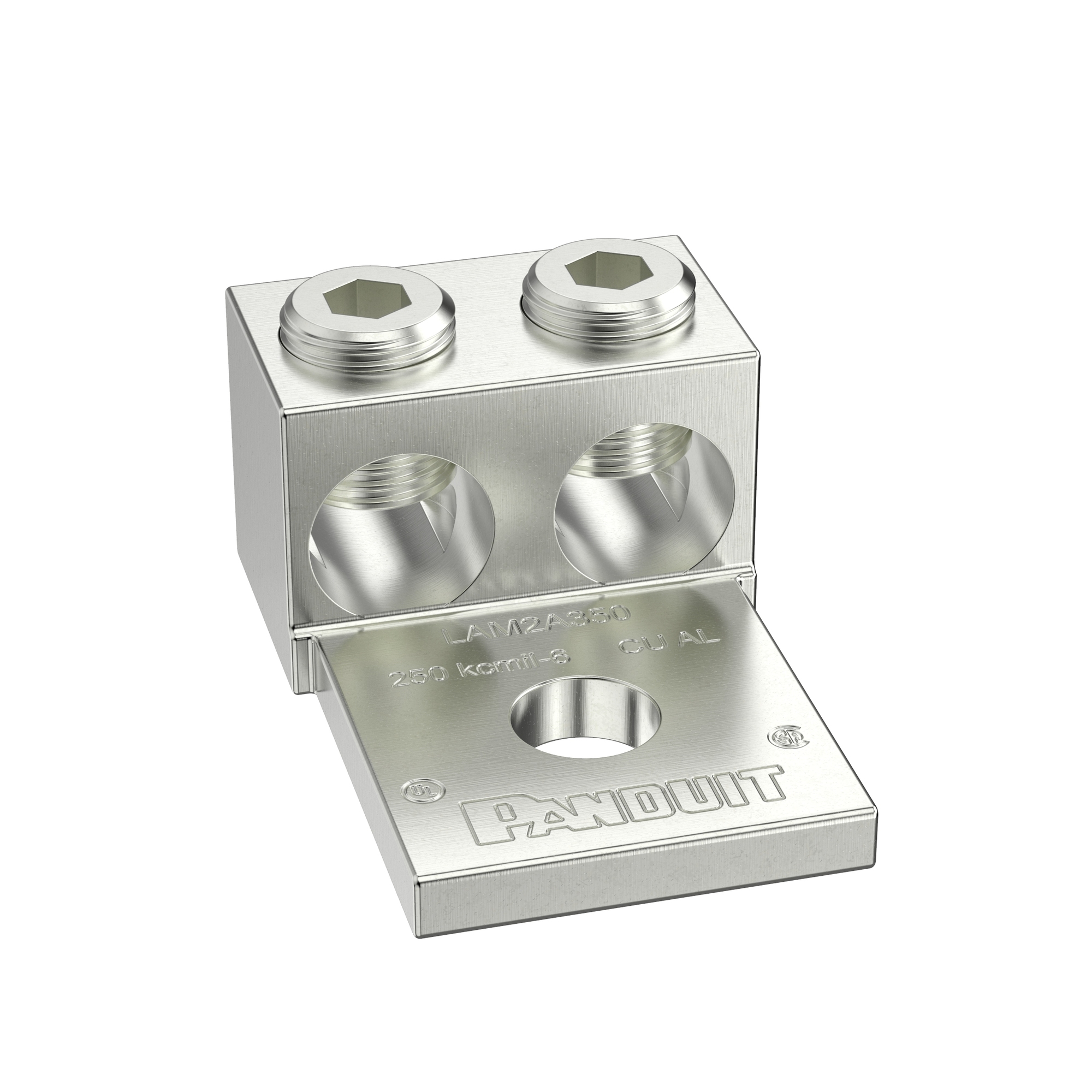 Aluminum Mechanical Lug, 1 Hole, 2 Barre