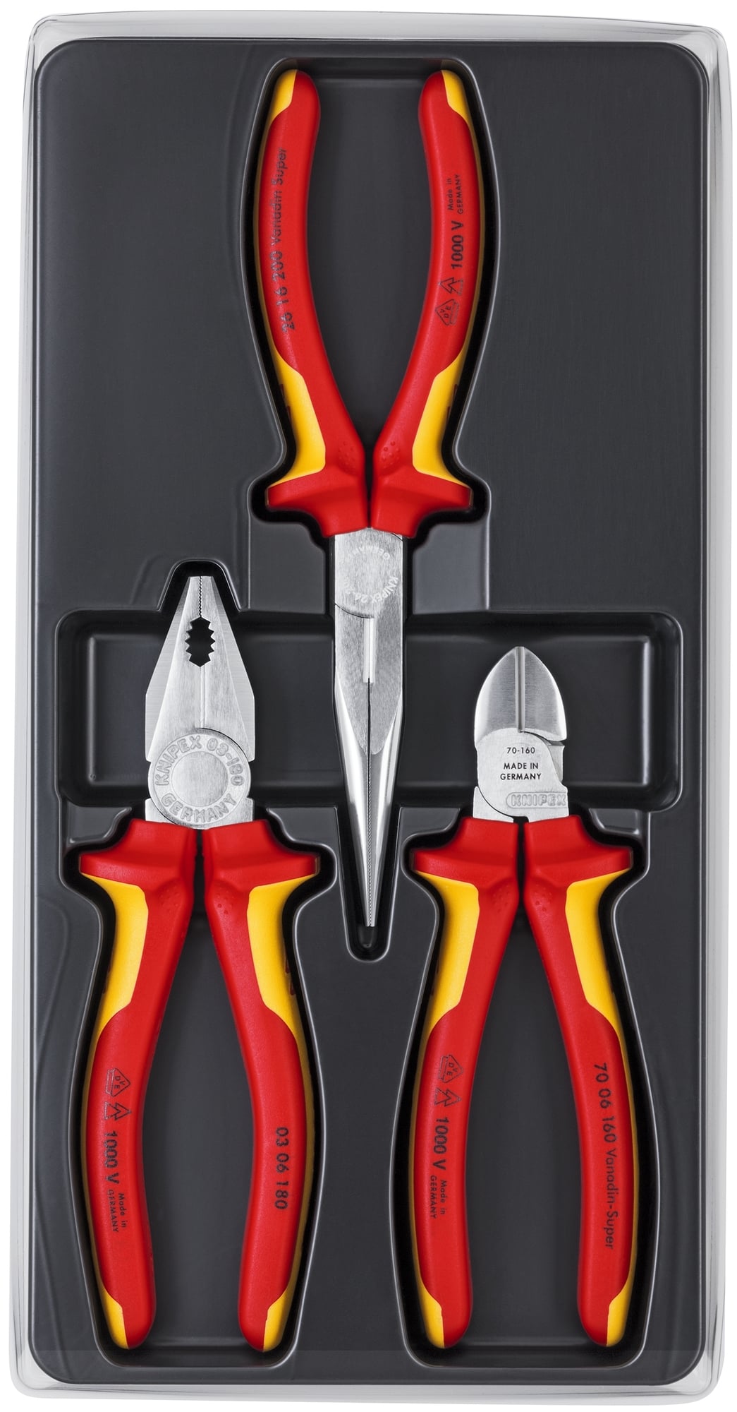 3 Pc 1000V Insulated Tool Set
