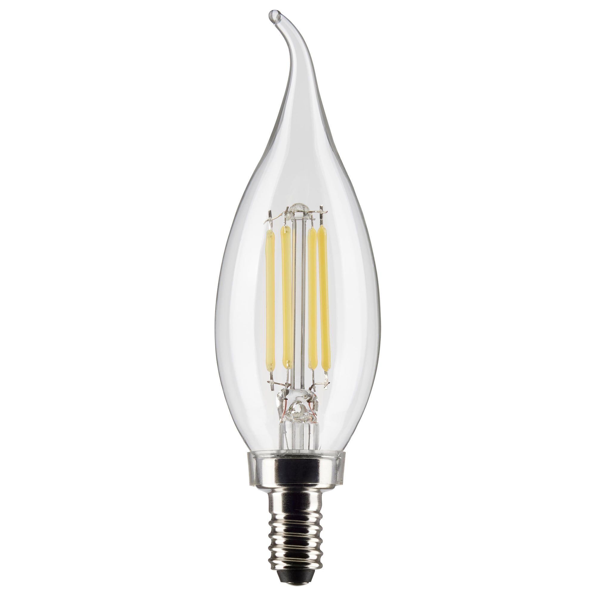 4 Watt CA11 LED Lamp - Clear - Candelabra Base - 90 CRI - 2700K - 120 Volts