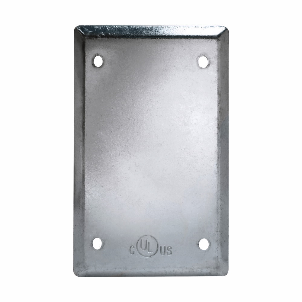 Eaton Crouse-Hinds series Condulet FS/FD flat blank cover, Steel