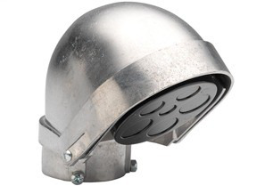 Entrance Cap, Set Screw, Two Screws, Aluminum, Size 3 Inch
