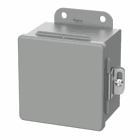 Continuous Hinge Enclosure Clamps CH Type 12, 14x12x8, Gray, Mild Steel